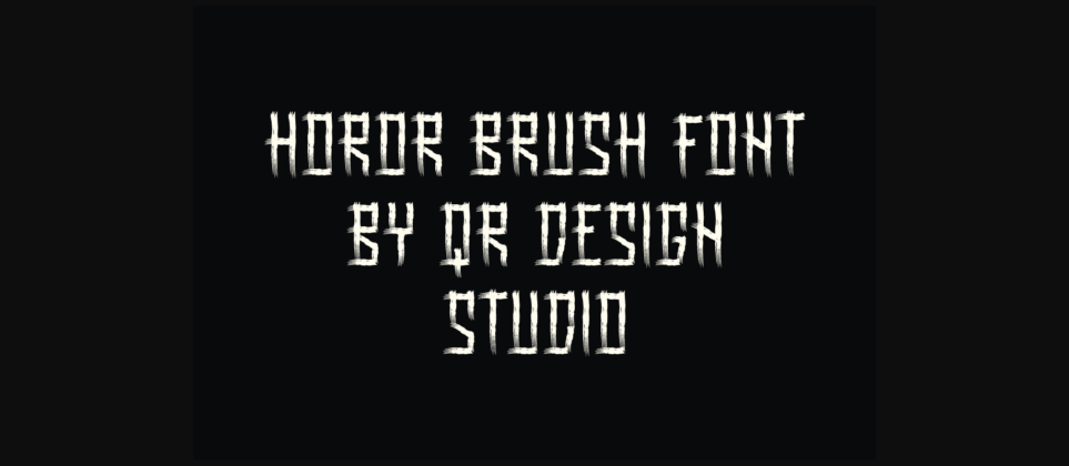 Teror Brush Font Poster 5