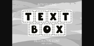 Text Box Font Poster 1