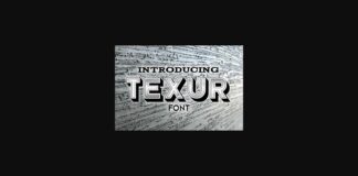 Texur Font Poster 1