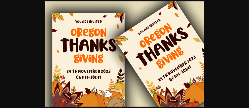 Thanksgiving Joy Font Poster 10