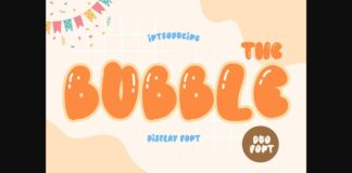 The Bubble Font Poster 1