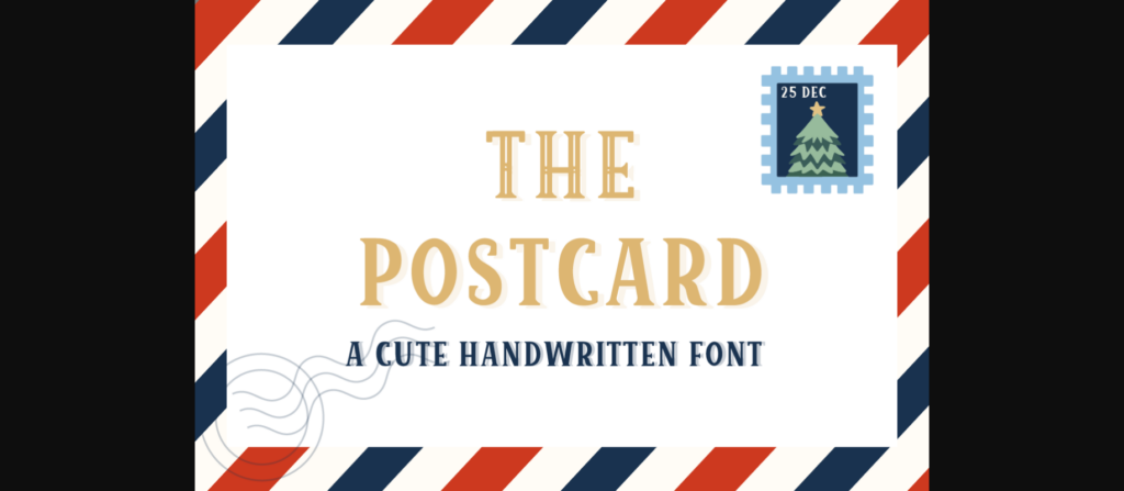 The Postcard Font Poster 3