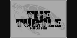 Theturtle Font Poster 1