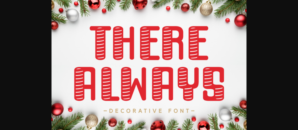 There Always Font Poster 1