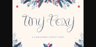 Tiny Foxy Font Poster 1