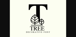 Tree Font Poster 1