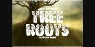Tree Roots Font Poster 1