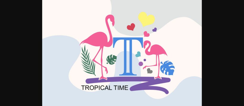 Tropical Time Font Poster 3