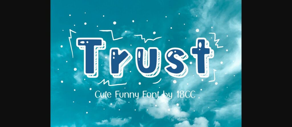 Trust Font Poster 3