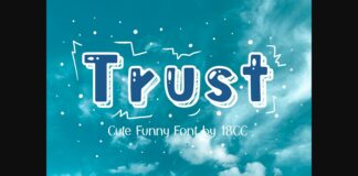 Trust Font Poster 1