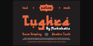 Tughra Font Poster 1