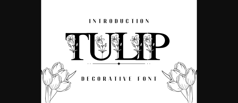 Tulip Font Poster 3