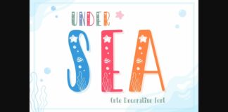 Under Sea Font Poster 1