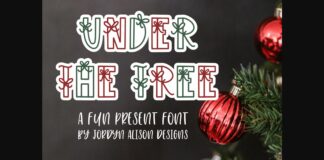 Under the Tree Font Poster 1