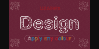 Uzairr9 Font Poster 1