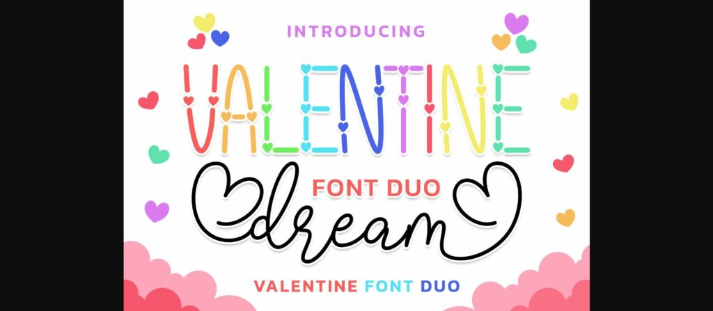 Valentine Dream Duo Font Poster 3