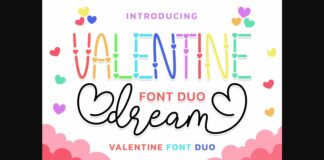 Valentine Dream Duo Font Poster 1