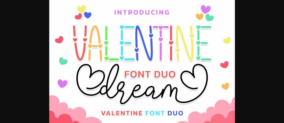 Valentine Dream Duo Font Poster 1