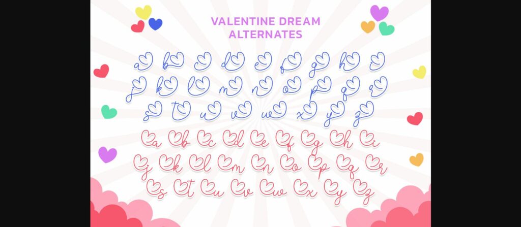 Valentine Dream Duo Font Poster 10