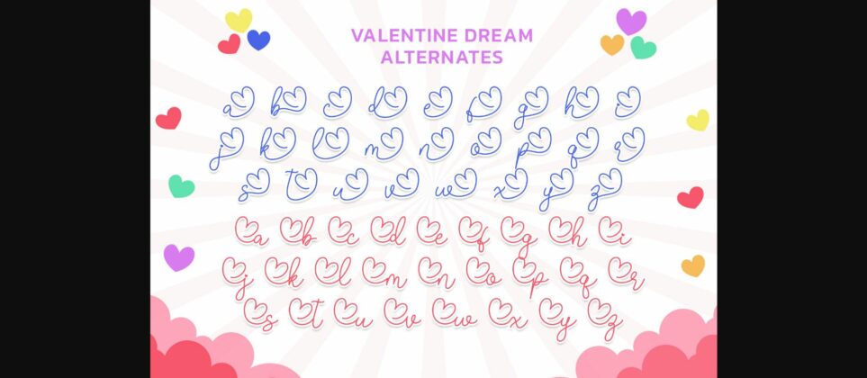 Valentine Dream Duo Font Poster 10