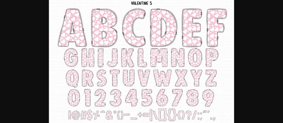 Valentine Font Poster 8