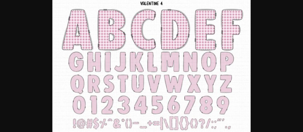 Valentine Font Poster 9