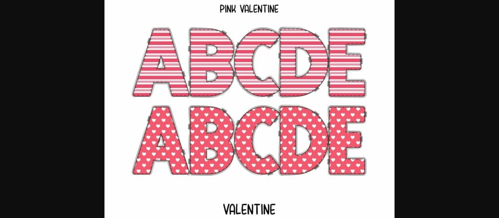 Valentine Font Poster 5