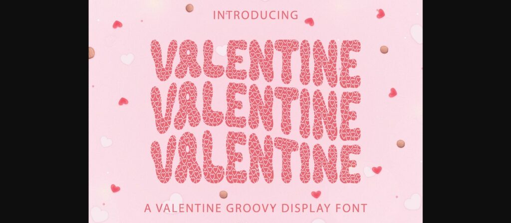 Valentine Font Poster 3