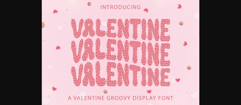 Valentine Font Poster 3