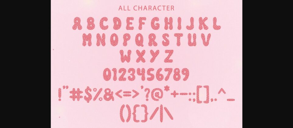 Valentine Font Poster 8