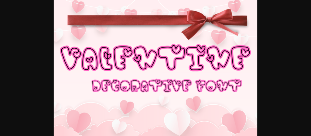 Valentine Font Poster 3