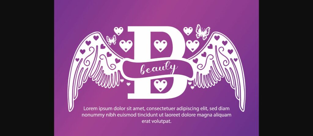 Valentine Monogram Font Poster 4