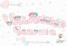 Valentine Penquin Font Poster 1