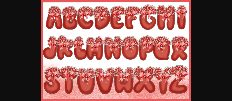 Valentines Day Font Poster 4