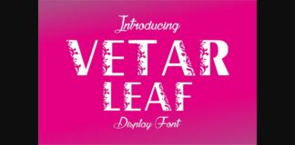 Vetar Font Poster 1