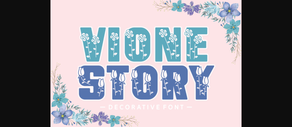 Vione Story Font Poster 3