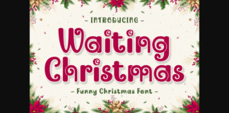 Waiting Christmas Font Poster 1