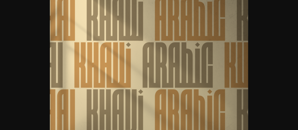 Walladinalkhafin Font Poster 5