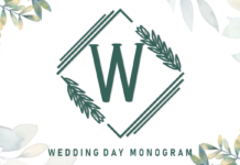 Wedding Day Monogram Font Poster 1