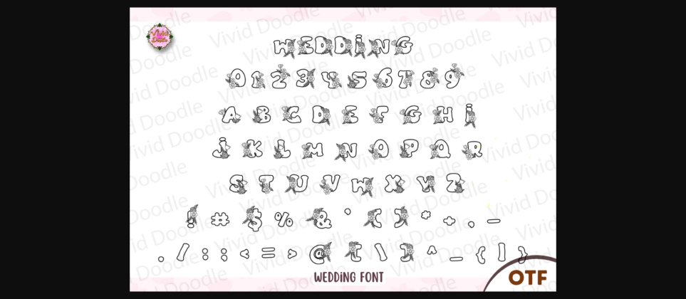 Wedding Font Poster 4