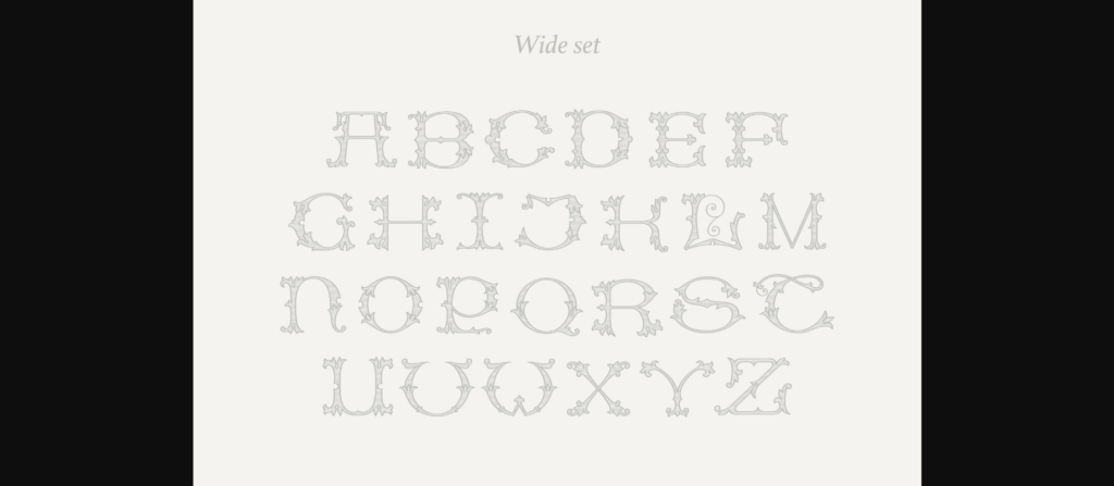 Wedding Monograms Font Poster 4