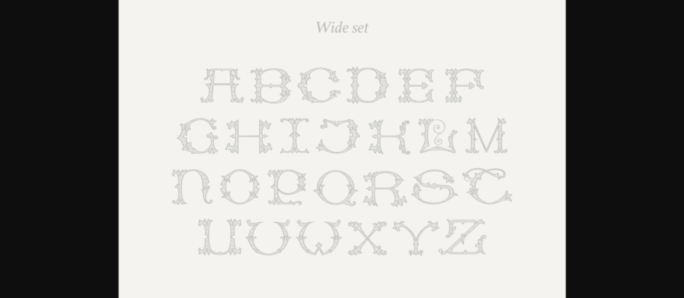 Wedding Monograms Font Poster 4