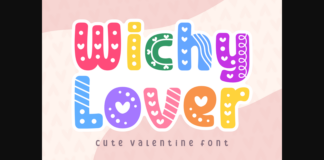 Wichy Lover Font Poster 1