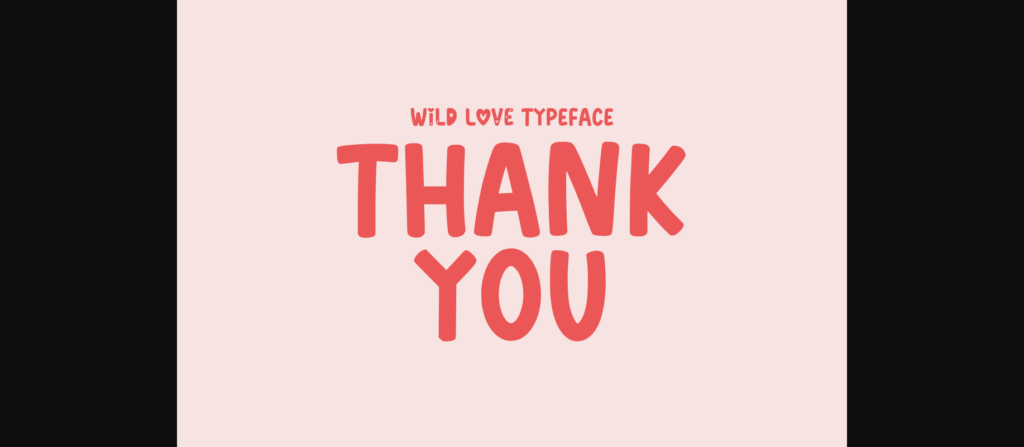 Wild Love Font Poster 9