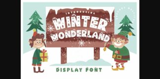 Winter Wonderland Font Poster 1