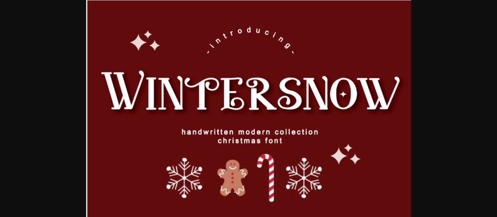 Wintersnow Font Poster 1