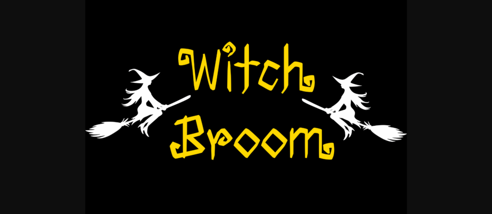 Witch Halloween Font Poster 6