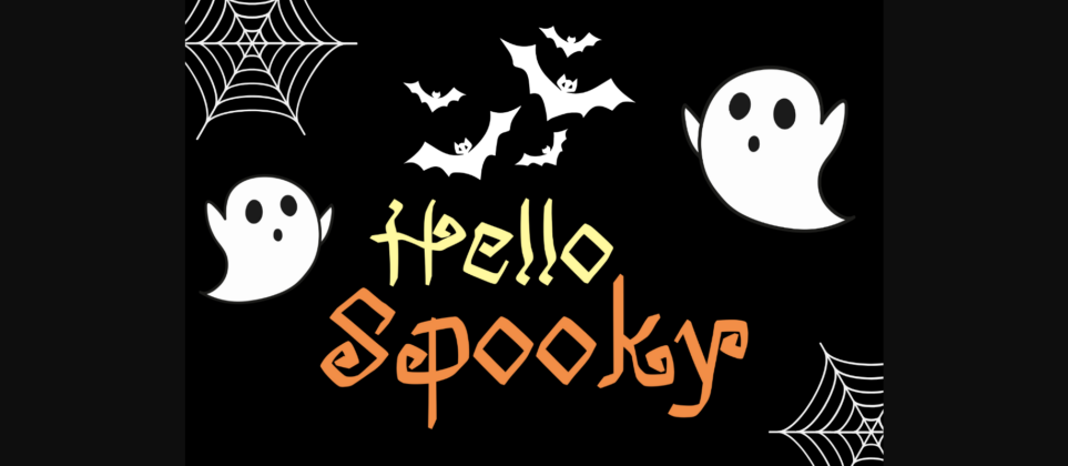 Witch Halloween Font Poster 8