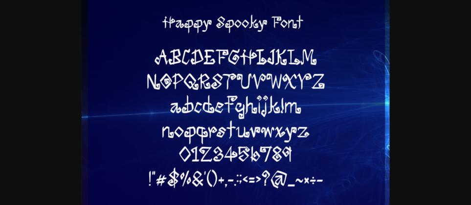 Witch Halloween Font Poster 9