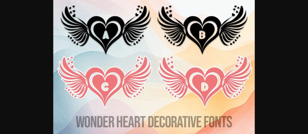 Wonder Heart Font Poster 3